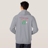 20XX Hallo Winter Holiday Symbols Pattern Hoodie (Achterkant volledig)