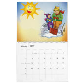 20XX - Kleurrijke Kinder agenda Kalender (Feb 2027)