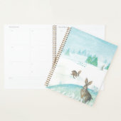20XX konijnen zitten & springen op sneeuw Planner (Display)