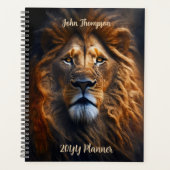 20XX Lion Planner Wekelijks Maandelijks Niet gedat (Voorkant)