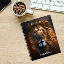 20XX Lion Planner Wekelijks Maandelijks Niet gedat