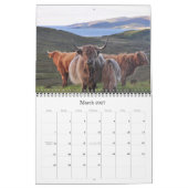 20XX Maandelijkse Koe Muur Kalender Rundvee Koeien (Mar 2027)