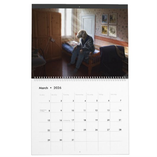 20XX Mysterious Stories (1) - Huge Wall Calendar Kalender (Mar 2026)