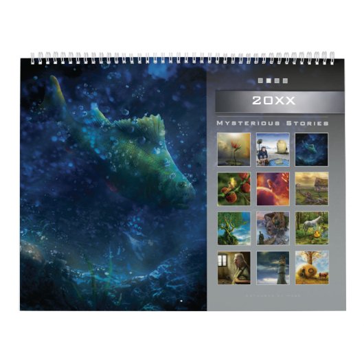 20XX Mysterious Stories (2) - Huge Wall Calendar Kalender (Hoes)