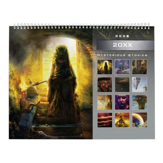 20XX Mysterious Stories (4) - Huge Wall Calendar Kalender (Hoes)