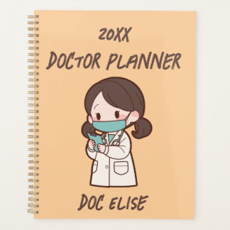 20XX Nieuwjaarsfoto met naam van lieve dokter Planner