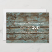 20XX Rustic, Boots & Lace Afstuderen Aankondiging (Achterkant)