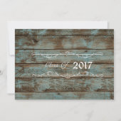 20XX Rustic, Lace & Pearls Afstuderen Aankondiging (Achterkant)