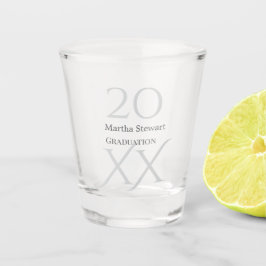 20XX vet gedurfd afstudeernaam gefeliciteerd schoo Shot Glas