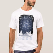 20XX Winter Fairy Tale Holiday SnowyLandschap T-shirt (Voorkant)