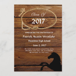 20XX Wood, Rodeo Style Afstuderen Aankondiging