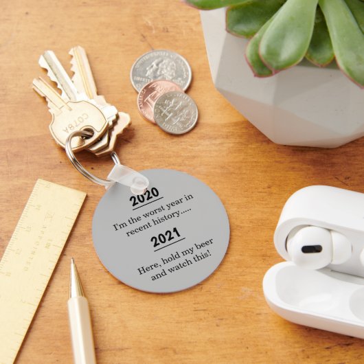 20XX Worst Year Mogelijk Pessimistische Funny Nove Sleutelhanger (Bureau)