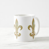2100 fleur de lis, 2100 fleur de lis, 2100 fleu... koffiemok (Voorkant rechts)