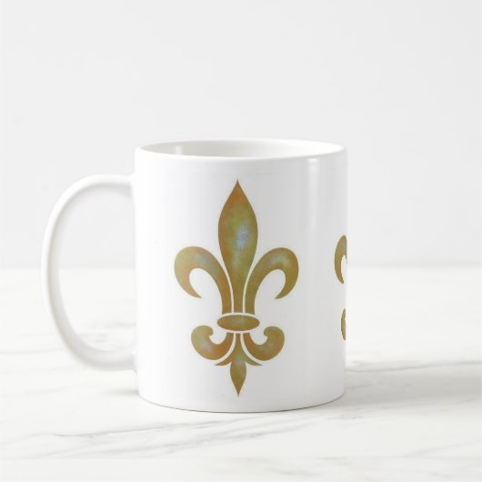 2100 fleur de lis, 2100 fleur de lis, 2100 fleu... koffiemok (Links)