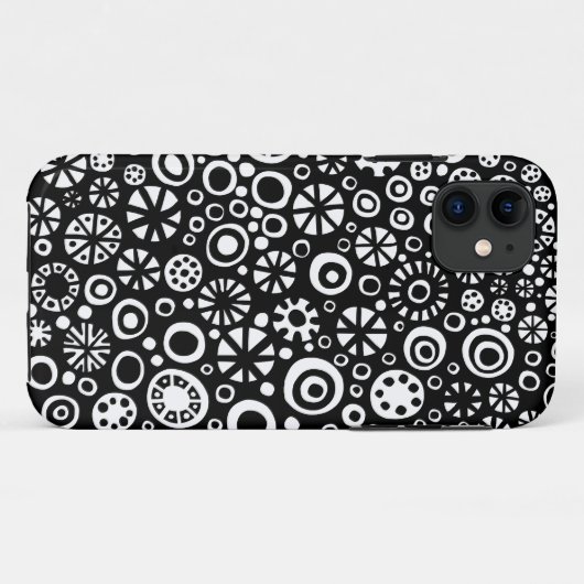 210712 - Zwarte en witte iPhone draagtas Case-Mate iPhone Case (Achterkant (horizontaal))