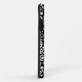 210712 - Zwarte en witte iPhone draagtas Case-Mate iPhone Case (Achterkant/rechts)