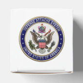 [210] Embleem van het Amerikaanse Defence Attaché  Bedankdoosjes (Bovenkant)