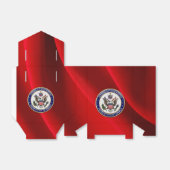 [210] Embleem van het Amerikaanse Defence Attaché  Bedankdoosjes (Uitgevouwen)