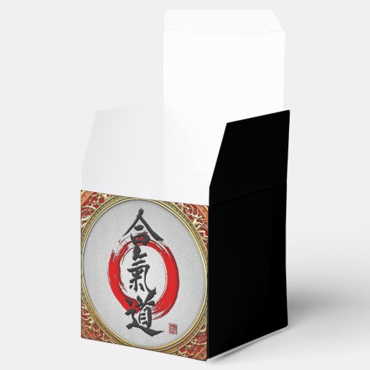 [210] Japanse kalligrafie - Aikido Bedankdoosjes (Geopend)