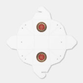 [210] Vegvisir - Viking Gold Magic Runass Bedankdoosjes (Uitgevouwen)