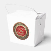 [210] Vegvisir - Viking Gold Magic Runass Bedankdoosjes (Achterkant)