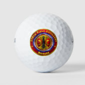 210e veldartillerijbrigade "Thunder" Golfballen (Voorkant)