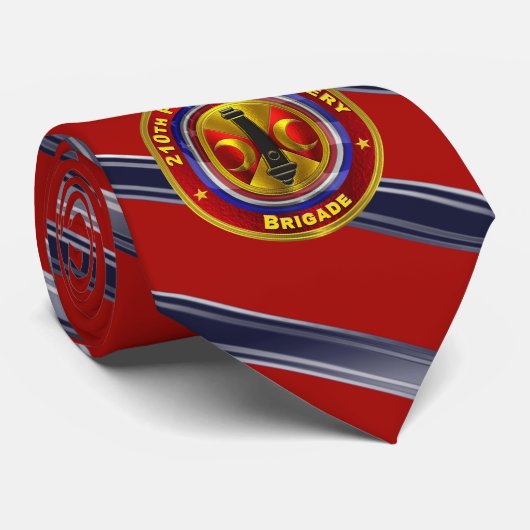210th Field Artillery Brigade “Thunder” Stropdas (Opgerold)