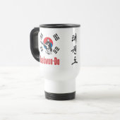 211 - Wisbeker met Taekwon-Do Reisbeker (Voorkant links)