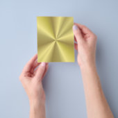 212514 GOLDEN METALLIC WALLPAPER ACHTERGROND T FLYER (Hand)