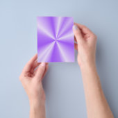 212514 PAARSE BLAUWE GRADIËNT METALLIGE WALLPAPER  FLYER (Hand)