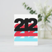 212 Netnummer Briefkaart (Staand voorkant)