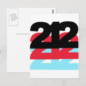 212 Netnummer Briefkaart (Voorkant / Achterkant)