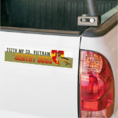 212e MP Co. Vietnam - Sentry-honden Bumpersticker (Op Truck)