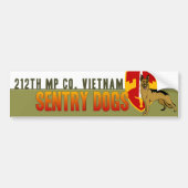 212e MP Co. Vietnam - Sentry-honden Bumpersticker (Voorkant)