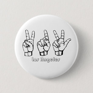 213 — Los Angeles Ronde Button 5,7 Cm