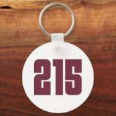 215 Code Philly Area Sleutelhanger (Voorkant)