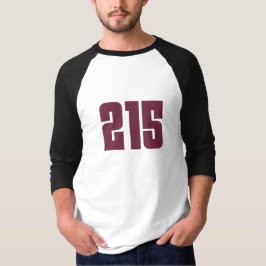215 Code Philly Area T-shirt