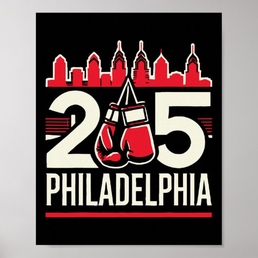 215 Philly Bokstraditie Poster (Voorkant)