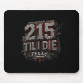 215 Til I Die Urban Streetwear Philly Pride Graffi Muismat