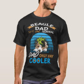 216 Dad Beagle Dad Cooler T-shirt (Voorkant)