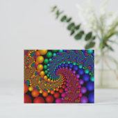 216 Fractal Briefkaart (Staand voorkant)