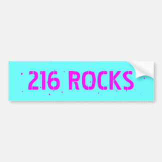 216 ROCKS, Cleveland Rocks Bumpersticker