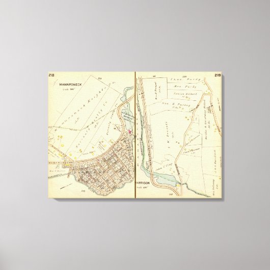 218219 Mamaroneck, Harrison Canvas Afdruk (Voorkant)