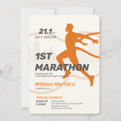 21.1km 1e Marathon-Post Marathonfeest Kaart (Voorkant)