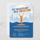 21.1km 1e Marathon-Post Marathonfeest Kaart (Voorkant)