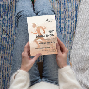 21.1mijl 1e Marathon-Post Marathonfeest Kaart