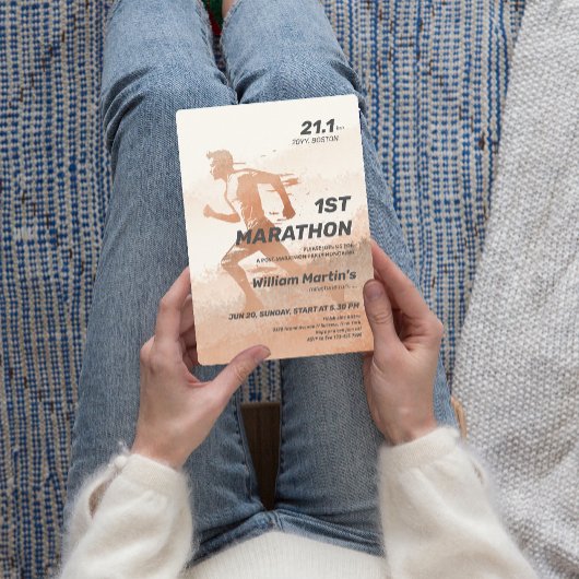 21.1mijl 1e Marathon-Post Marathonfeest Kaart