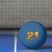 21 21e verjaardag pingpongbal (Net)