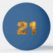 21 21e verjaardag pingpongbal (Voorkant)