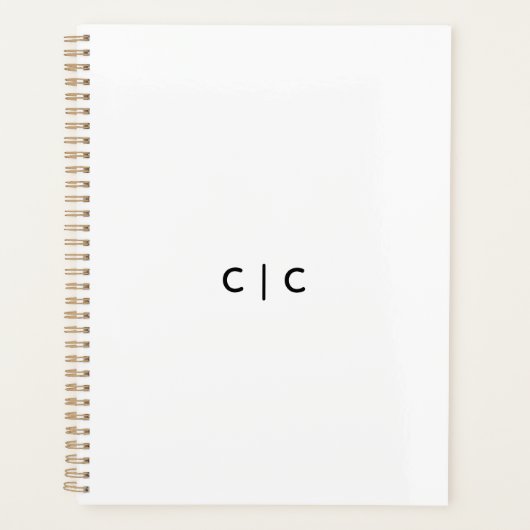 21,59 cm x 27,94 cm planner (Voorkant)